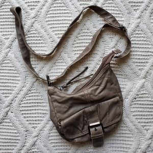 Sparrow True Taupe Crossbody Bag